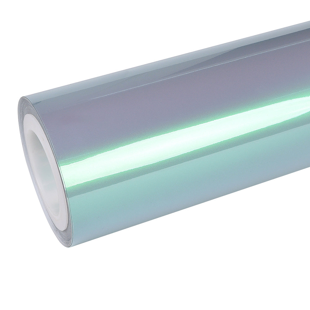 Candy-Metallic-Magisch-Grau-Grün-Vinylfolie