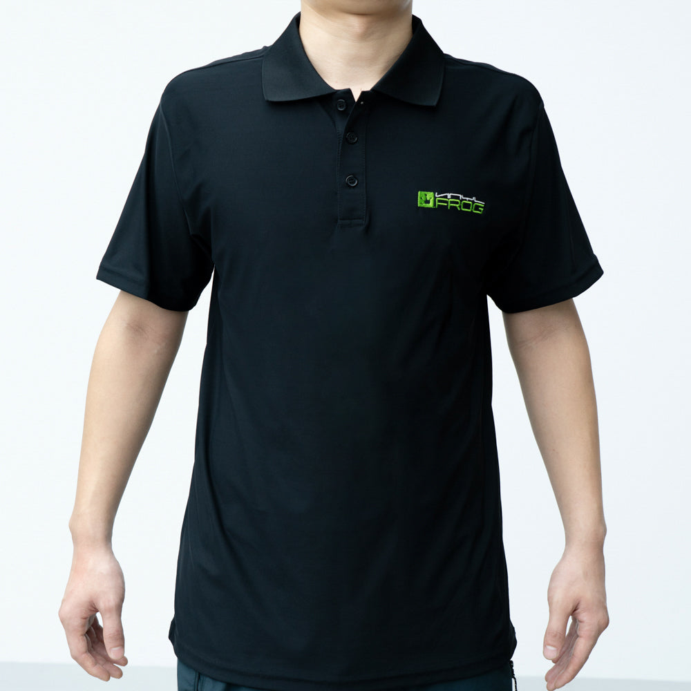 VinylFrog Polo-Shirt mit kurzen Ärmeln