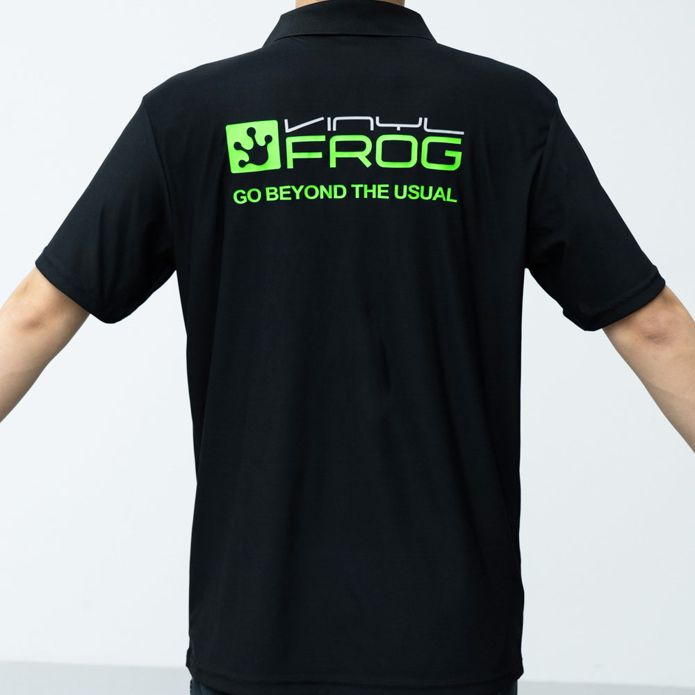 VinylFrog Polo-Shirt mit kurzen Ärmeln