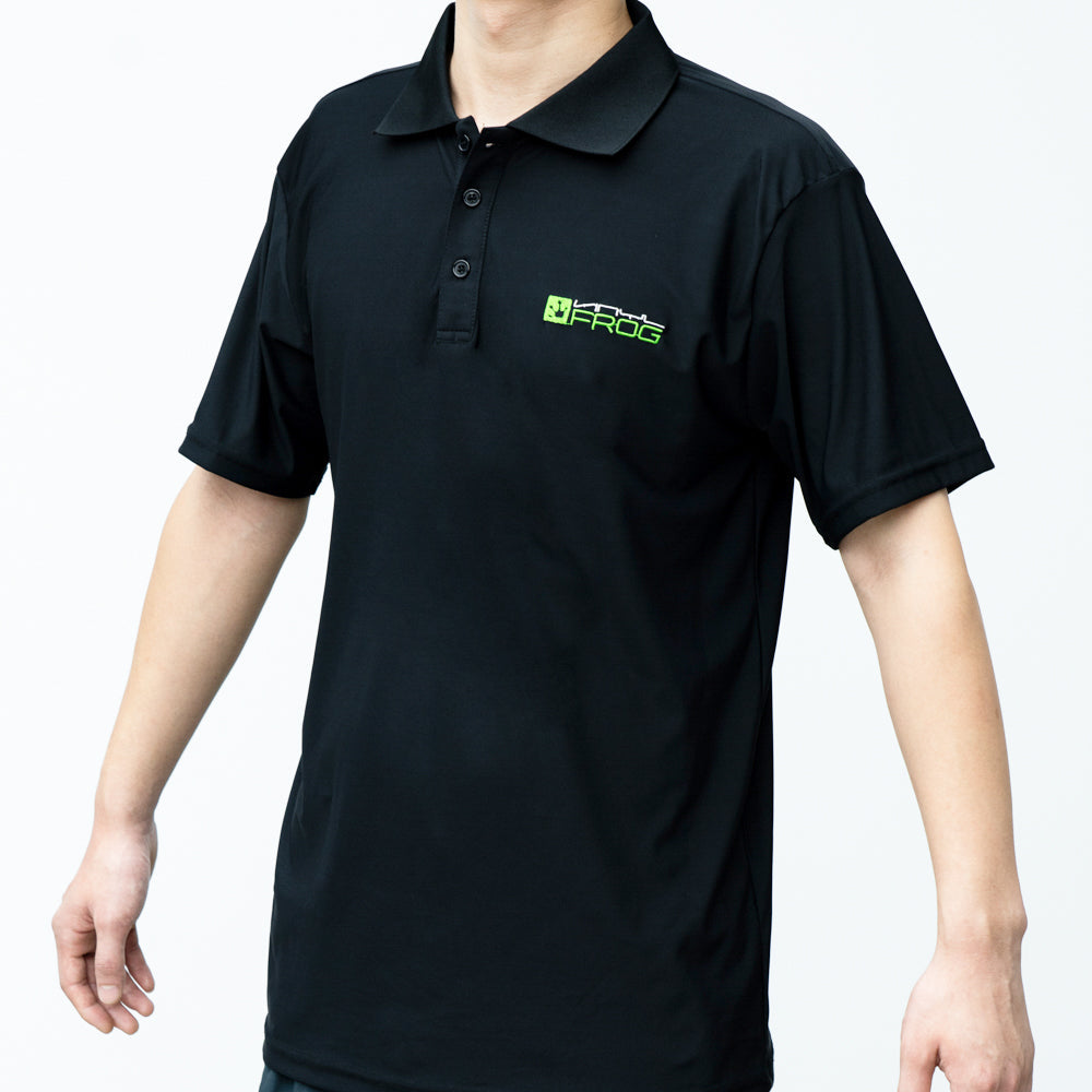 VinylFrog Polo-Shirt mit kurzen Ärmeln