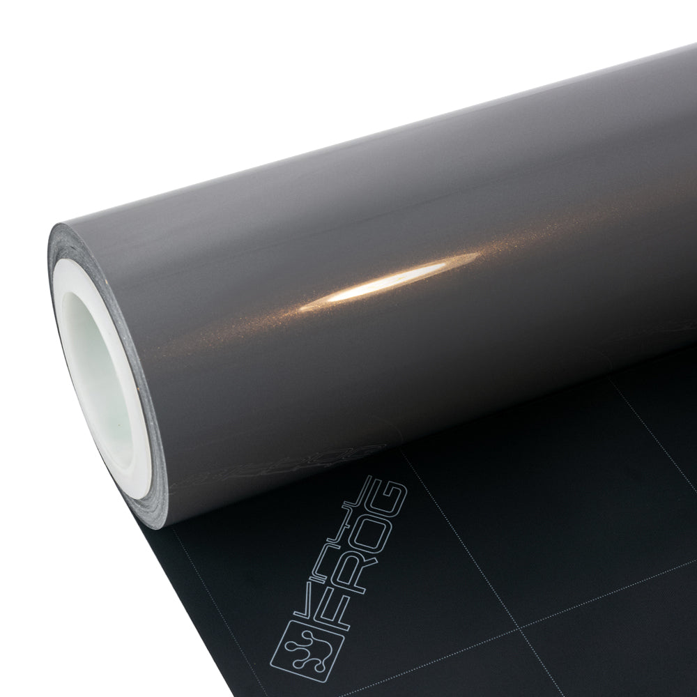 Glänzende metallische Bernina Grau Autofolie