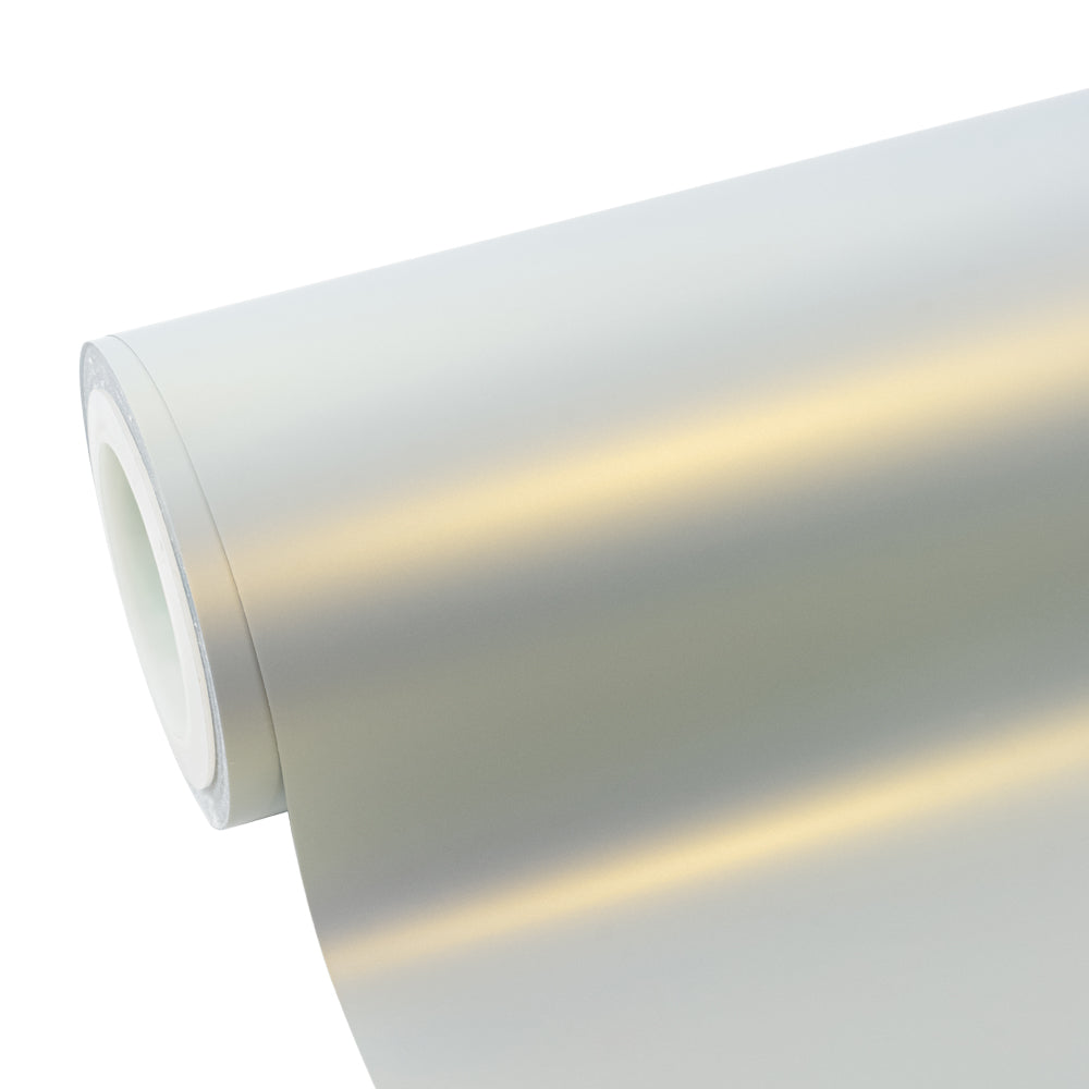 Glitzer Metallic Perlblau Gold Vinylfolie