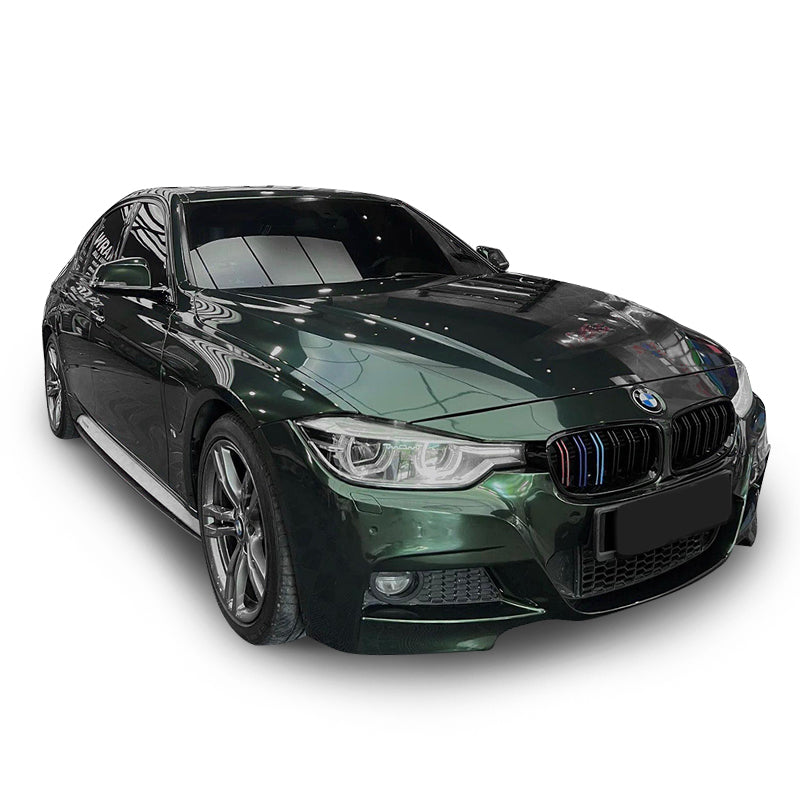 Glänzende metallische Gotland-Grün Autofolie