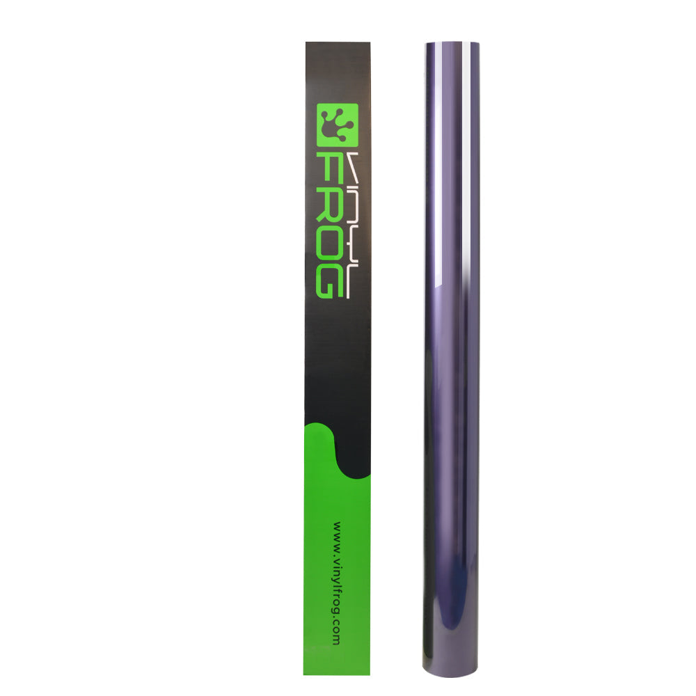 Glossy Metallic Violet Grau Auto-Folie