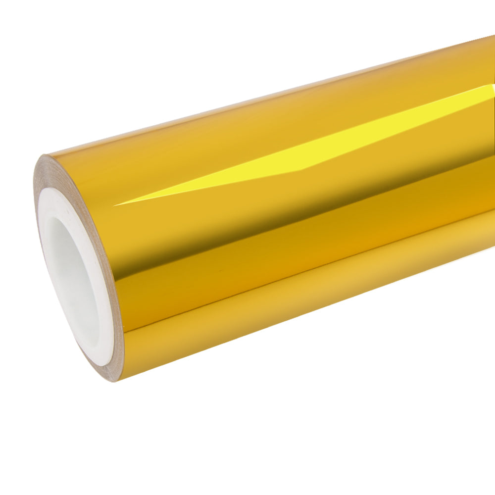 Spiegelchrom-goldene Autofolie