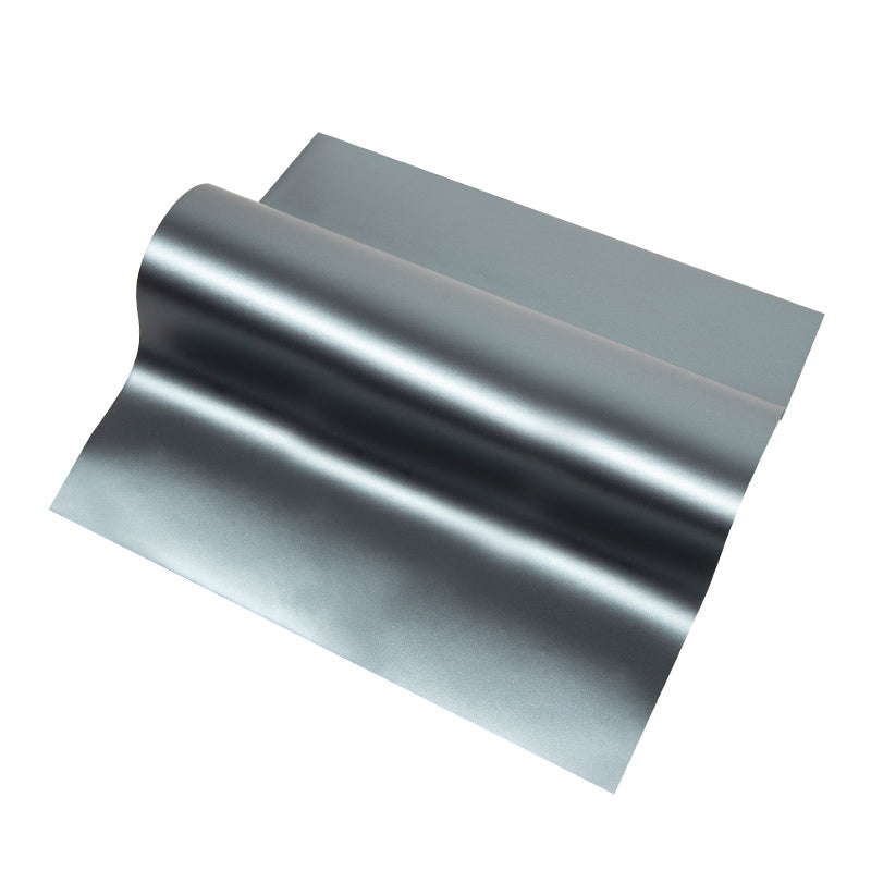Matte Seiden Grau Blau Vinylfolie