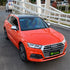 Hochglanz Rot Orange Vinylfolie