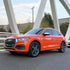 Hochglanz Rot Orange Vinylfolie