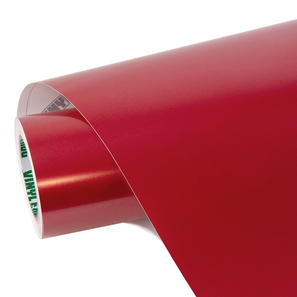 Matte metallische Perlmutt-Rot Autofolie