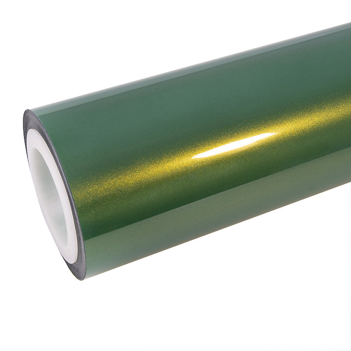 Candy Metallic Emerald Olive Vinyl Wrap.