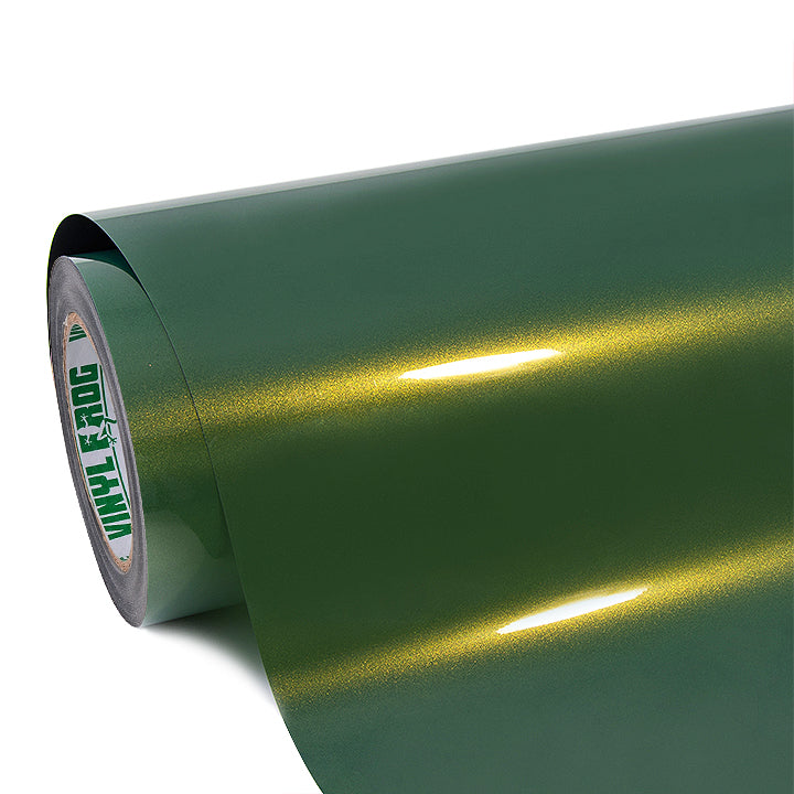Candy Metallic Emerald Olive Vinyl Wrap.