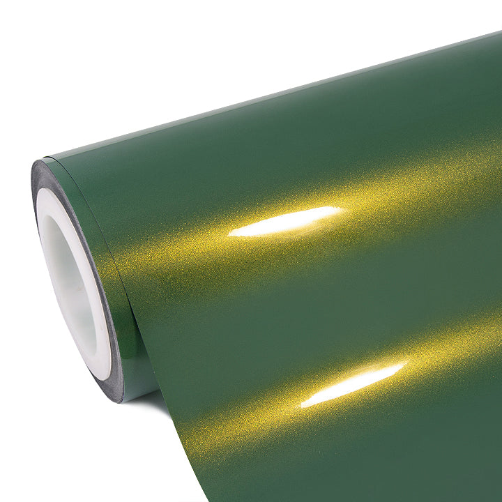 Candy Metallic Emerald Olive Vinyl Wrap.