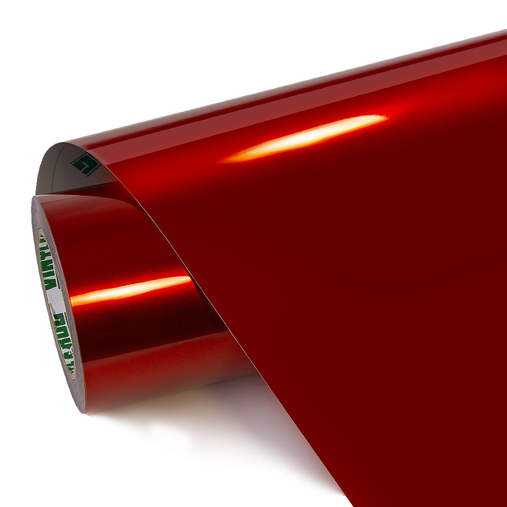 Glänzende metallische Vampire Rot Autofolie