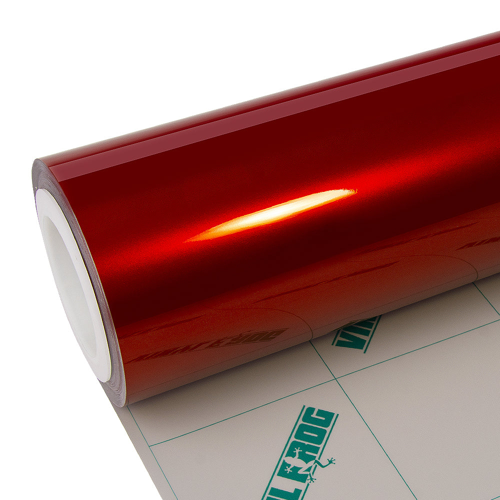 Glänzende metallische Vampire Rot Autofolie