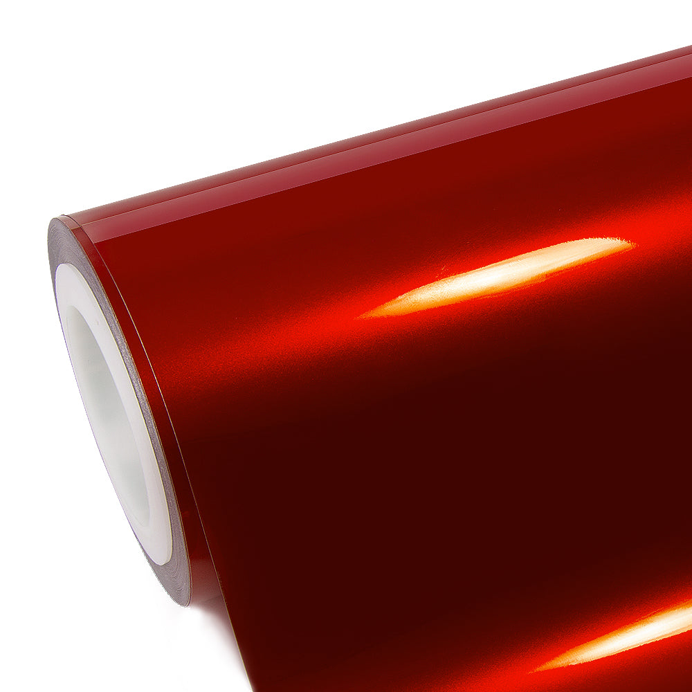 Glänzende metallische Vampire Rot Autofolie