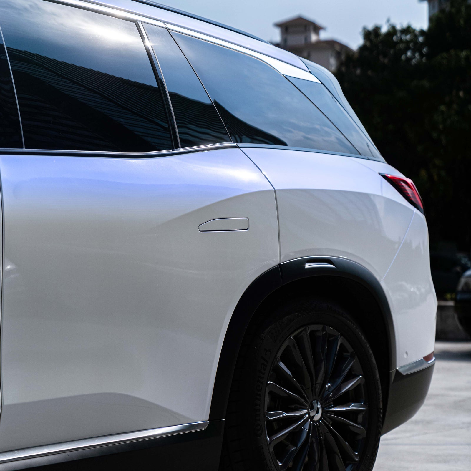 Glanz Weiss Blau Vinylfolie