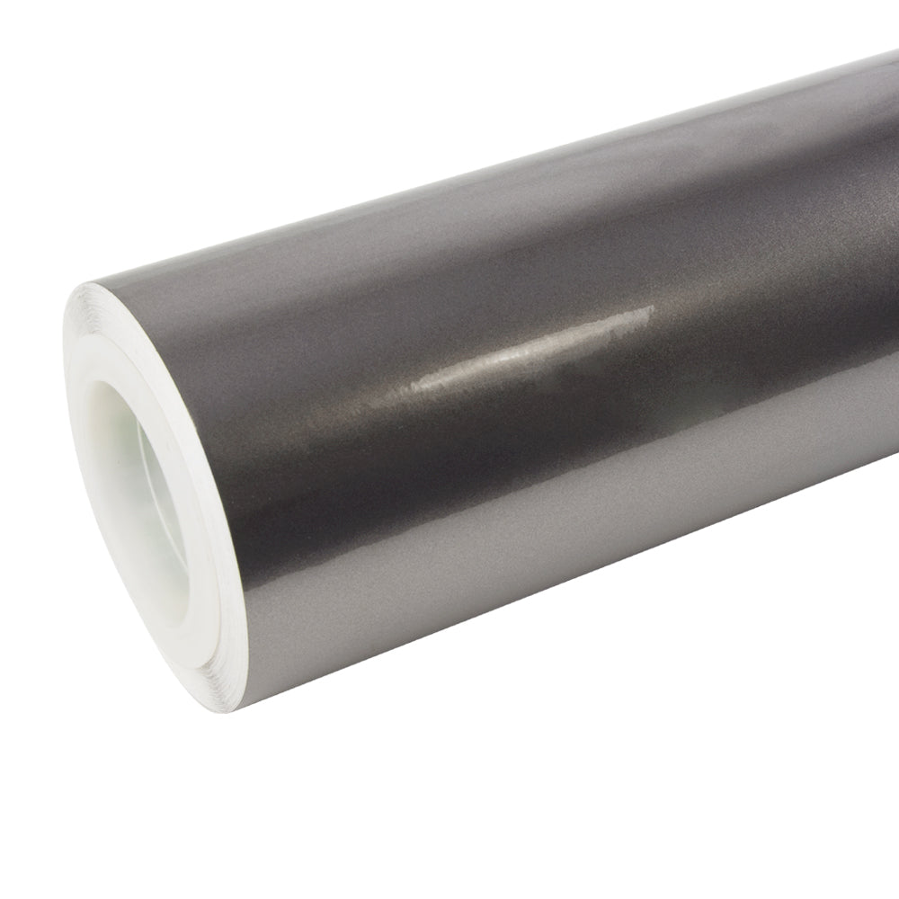 Glänzende Metallisch Braun-Grau Autofolie