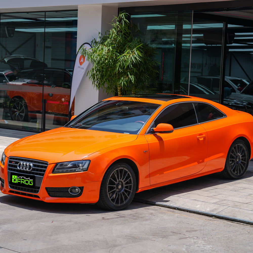 Hochglanz Orange Vinylfolie