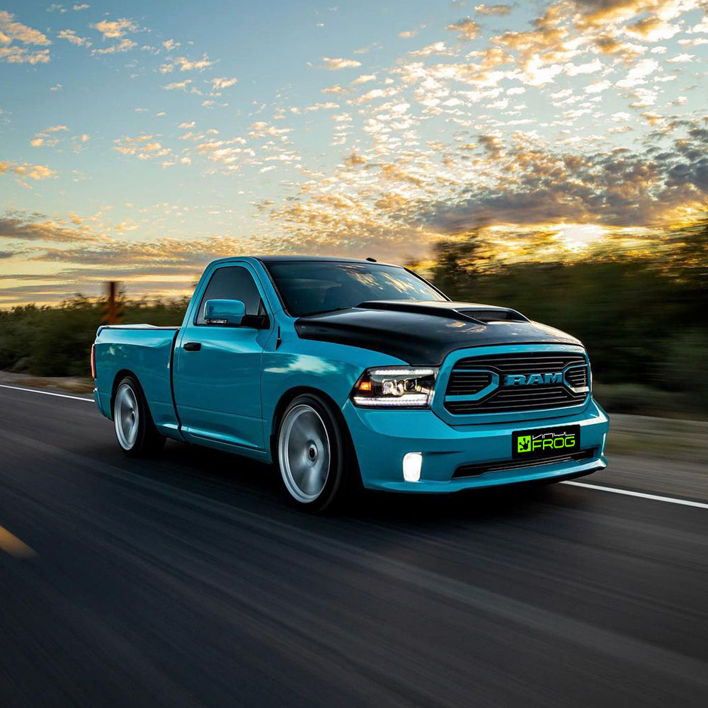 Hochglänzende Miami Blau autofolie