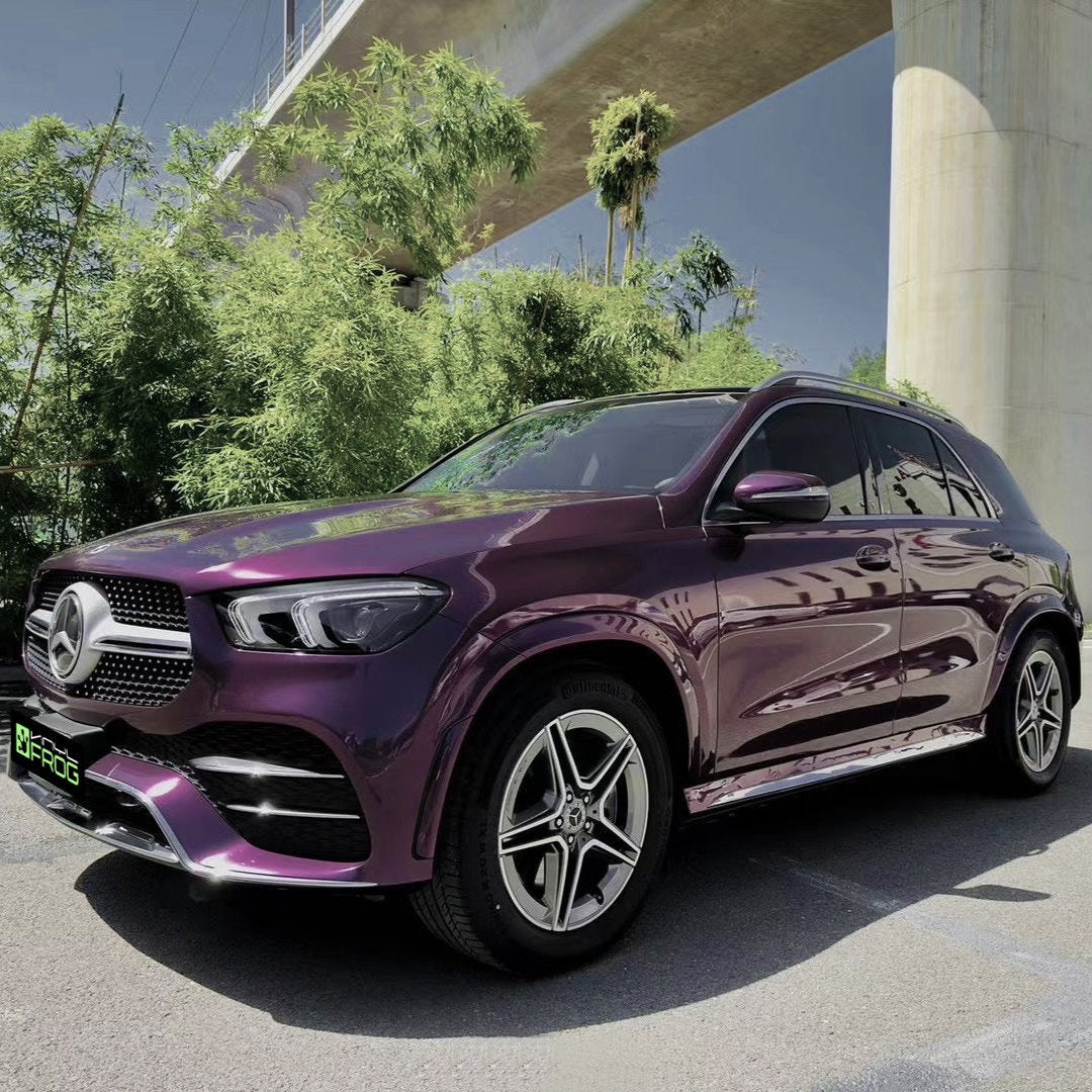 Glänzende metallische Victoria-Violett Autofolie